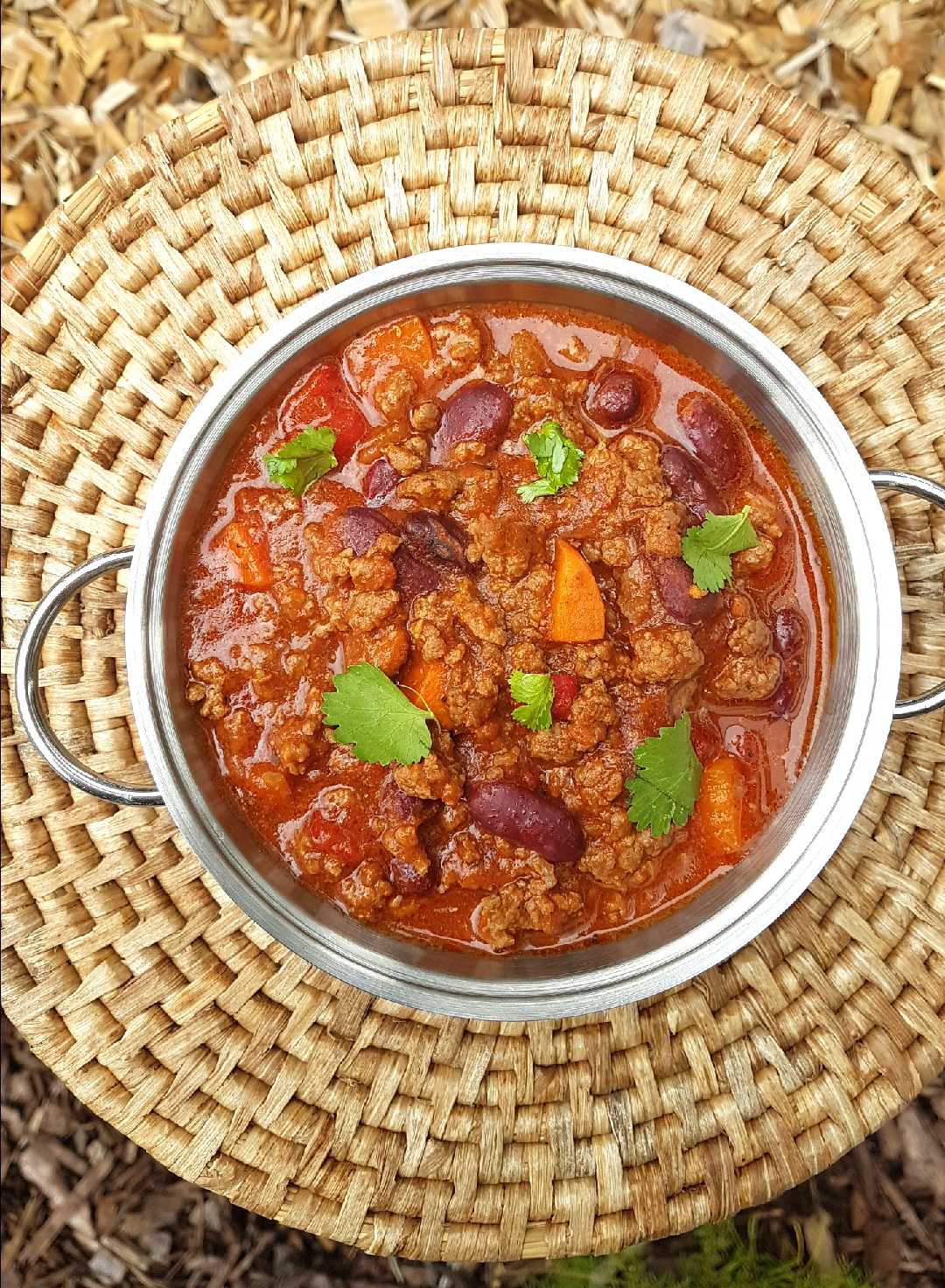 Chef-prepared bolognese meal served at Explorers