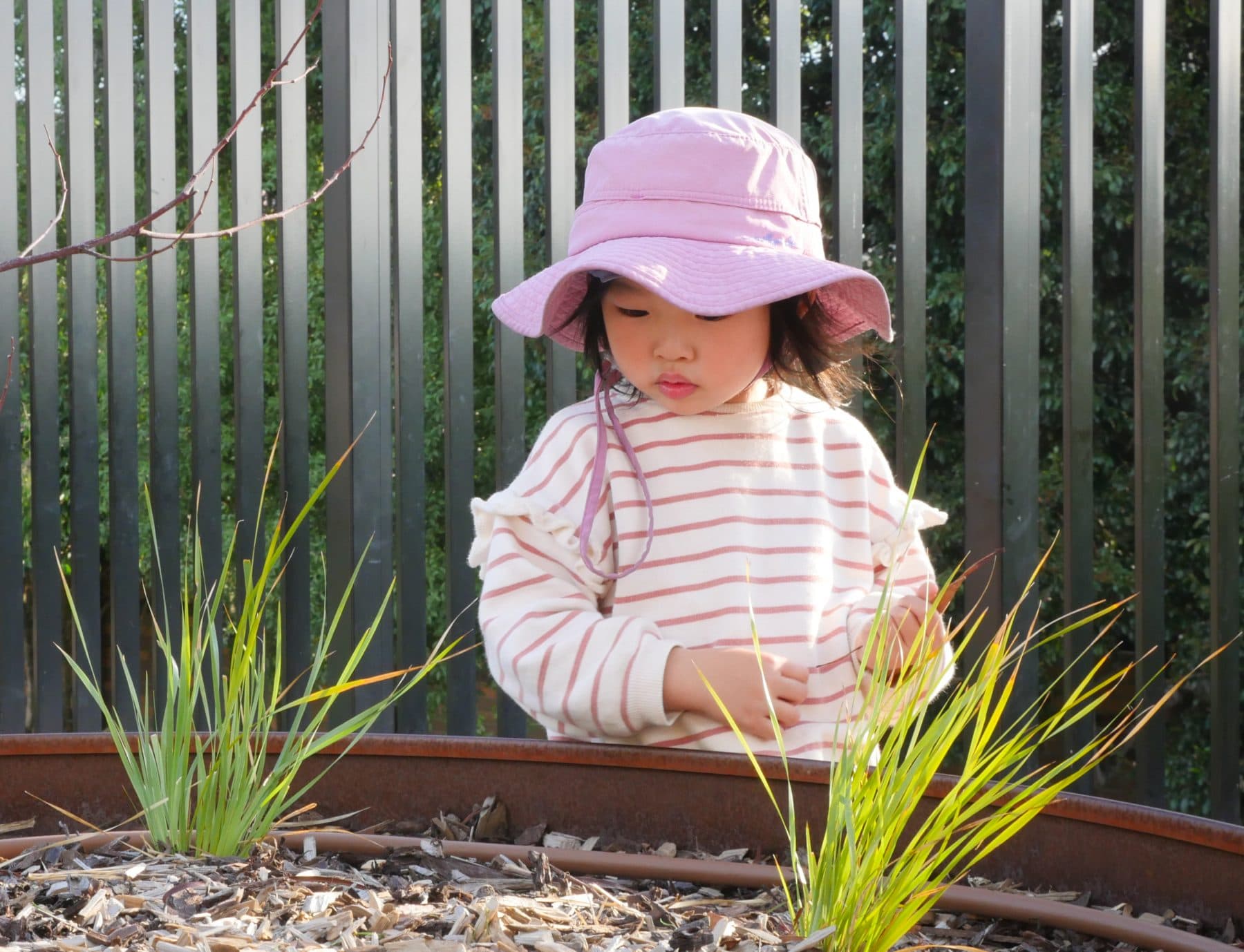 Child in sunlight at an Explorers centre