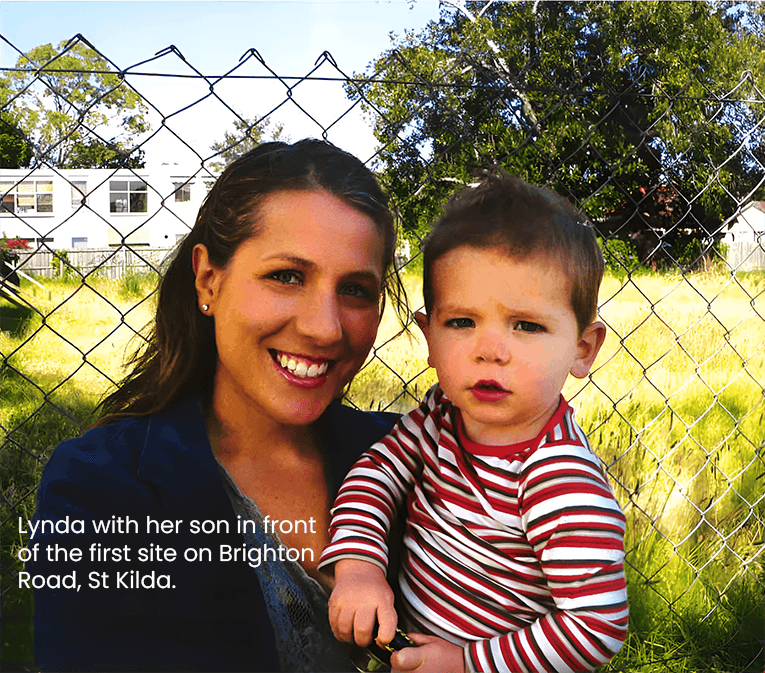 Founder Lynda Salvo with her son James