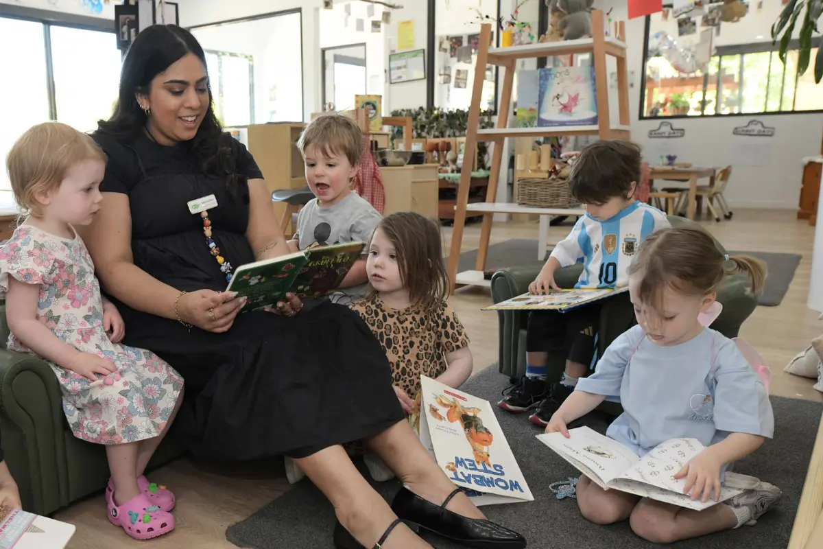 Toddlers learning emotional and social skills through guided play