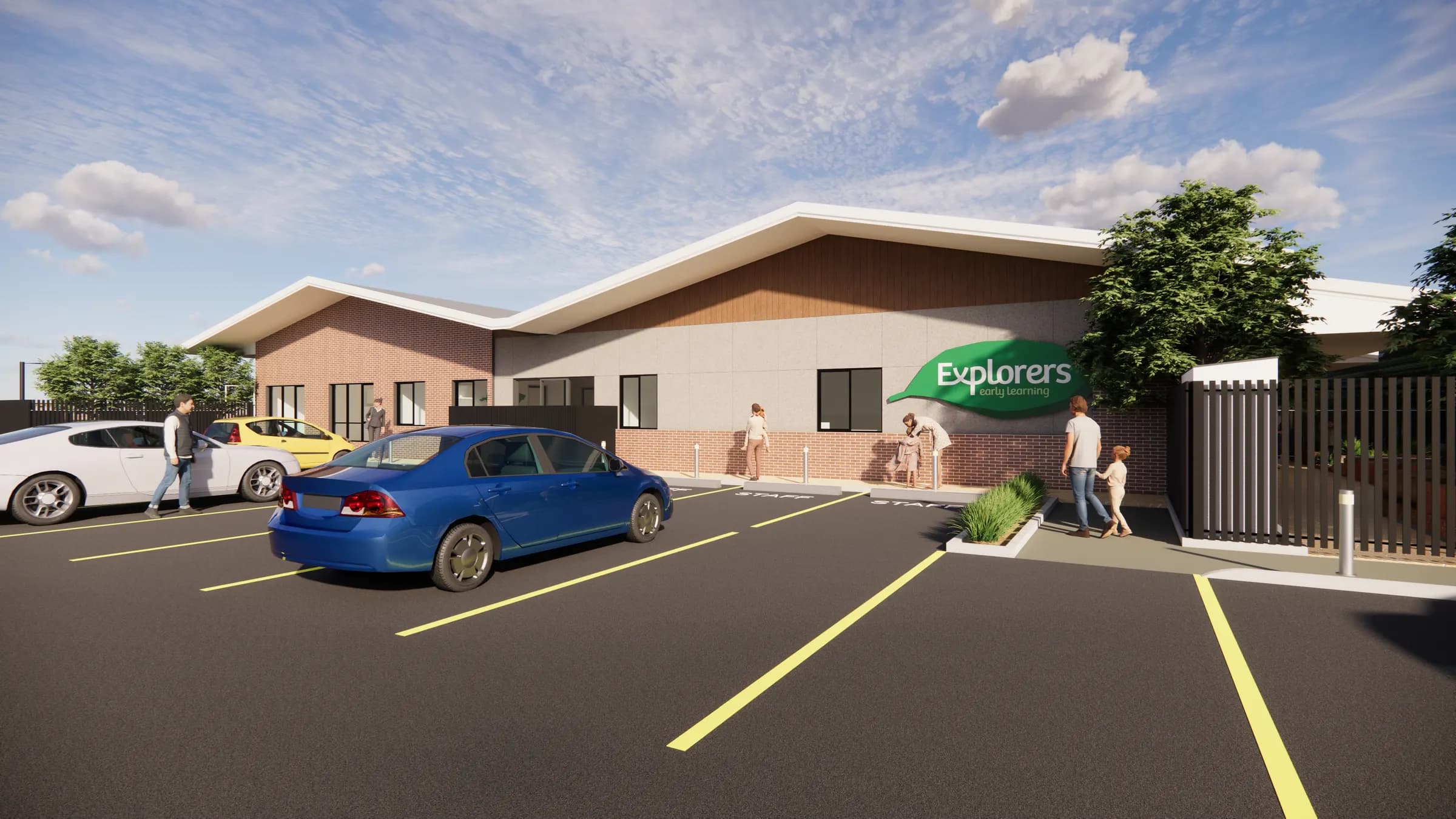 Artist's render of Explorers Lynbrook, view 1