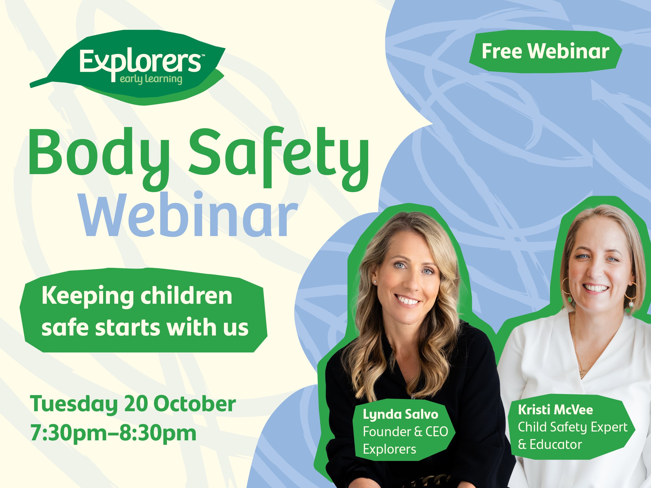 Invitation to Explorers Body Safety Webinar