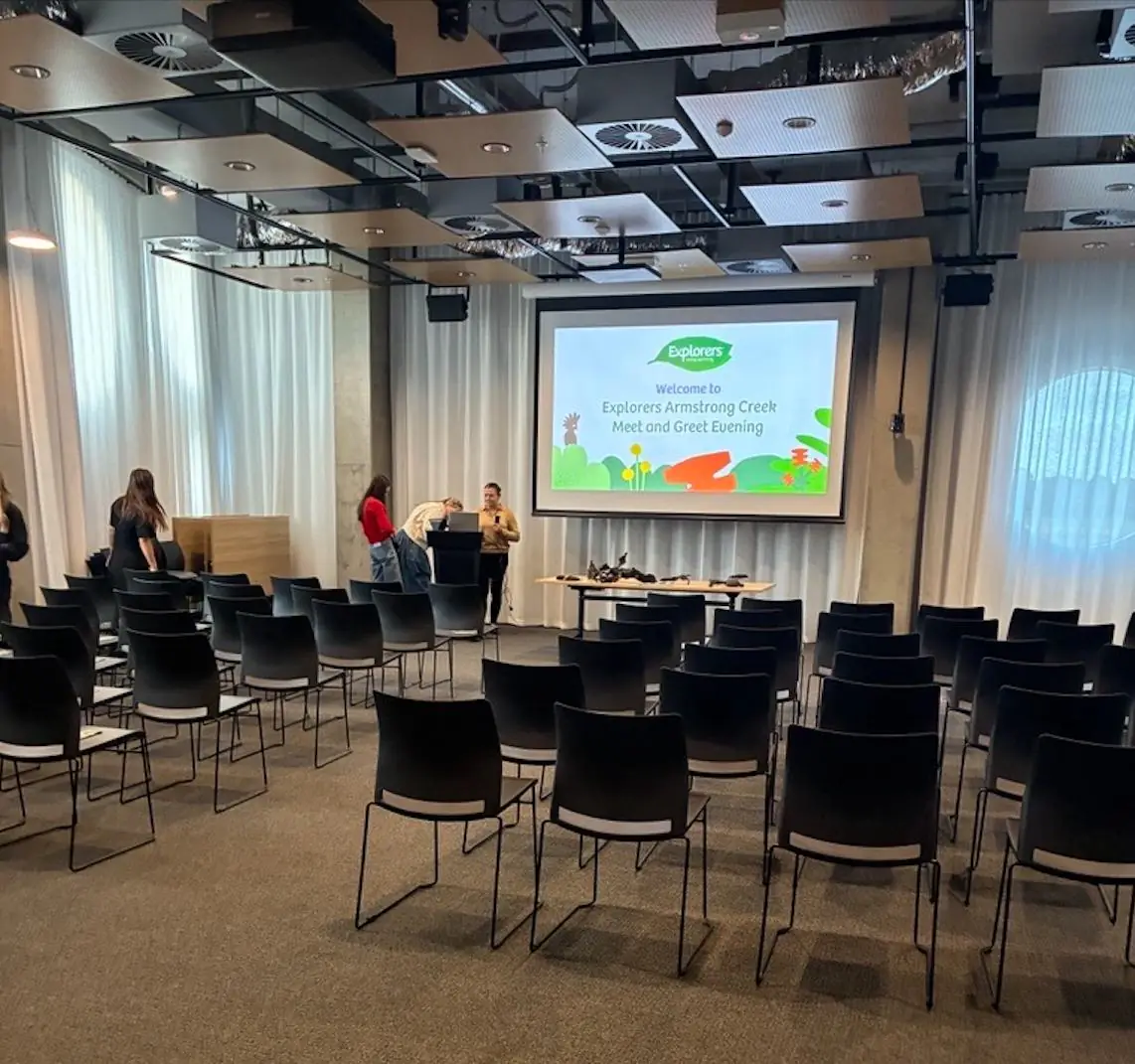 The Meet & Greet evening room at Armstrong Creek